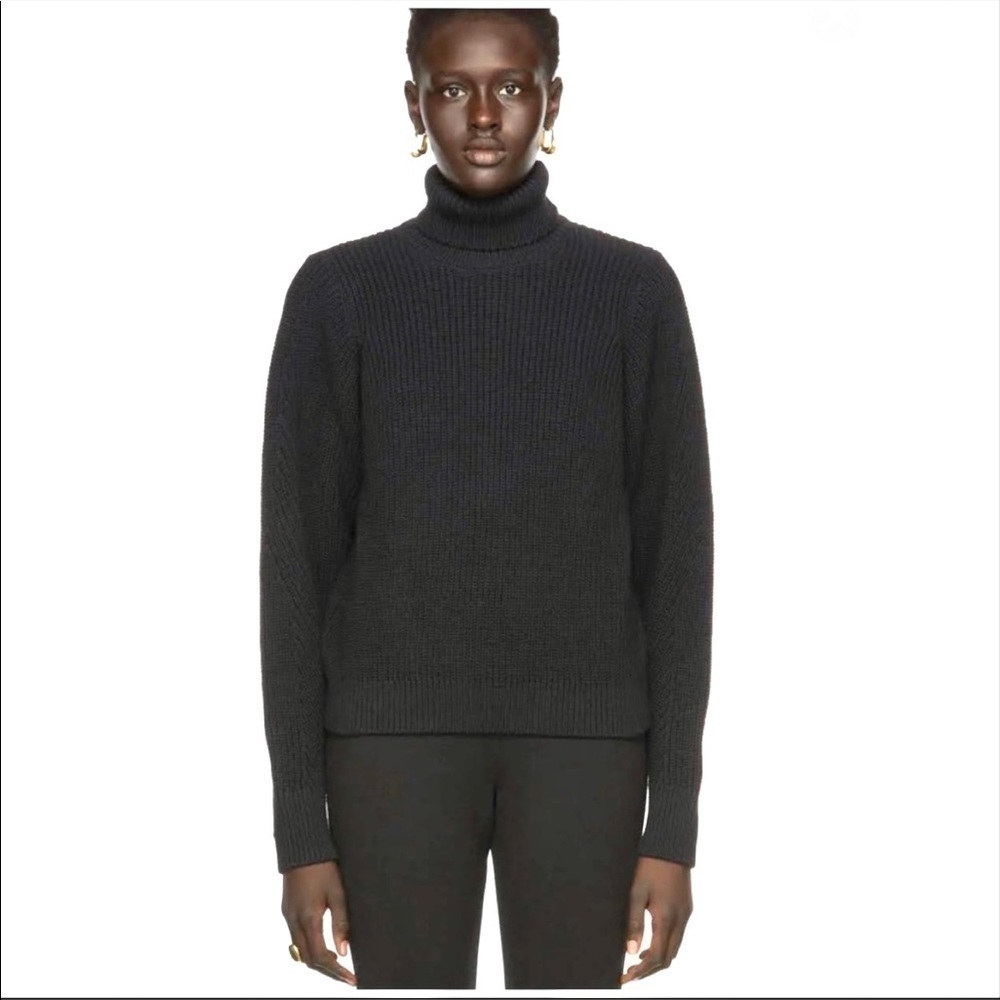 Athleta black turtleneck sweater XS